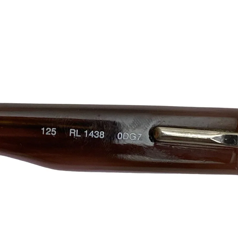 Ralph Lauren Eyeglass Frames 125 1438 Plum Eyeglasses Made in Italy Eyewear